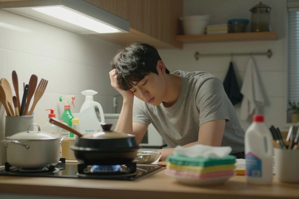 엄마가 바쁘게 집안일을 하는 꿈