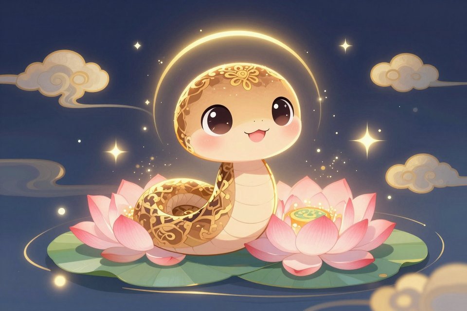 뱀띠 그림