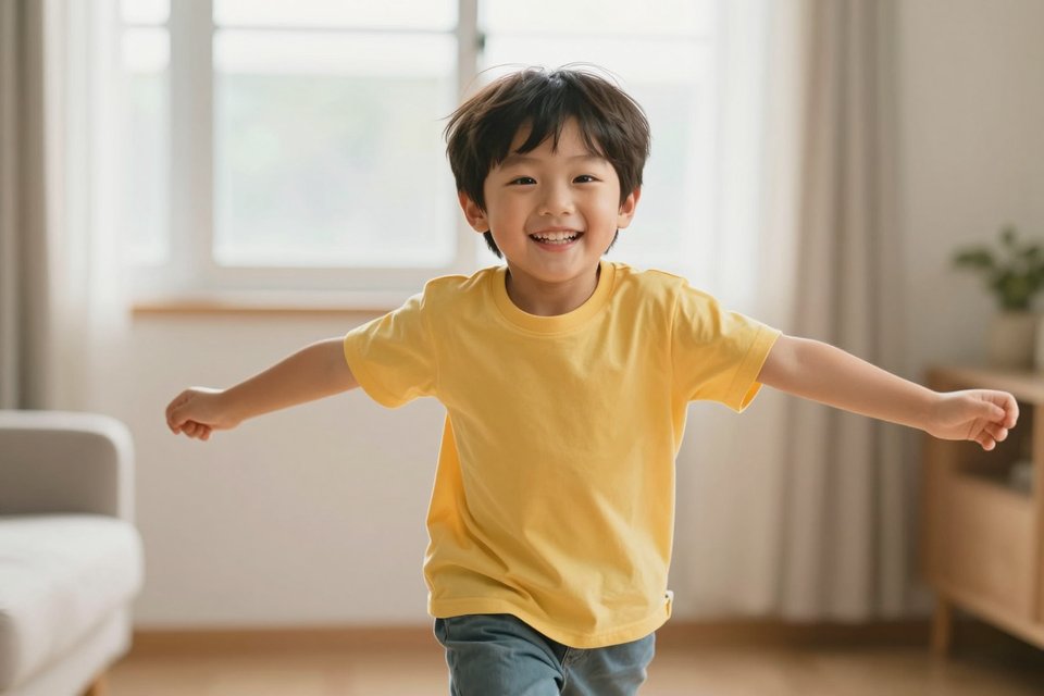 조카가 환하게 웃으며 다가오는 따뜻한 꿈