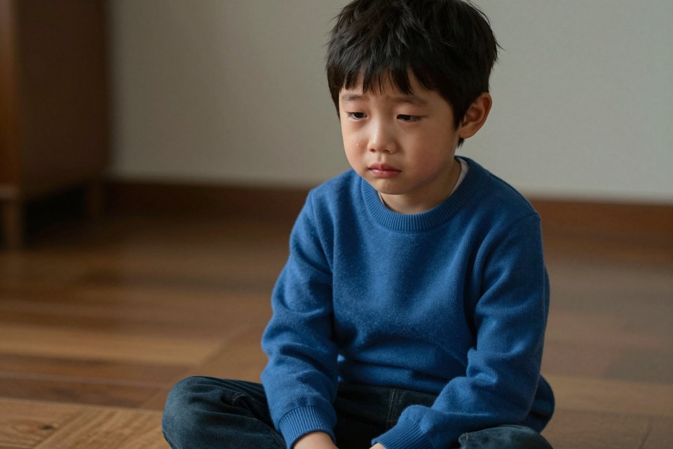 조카가 울고 있는 감정의 신호